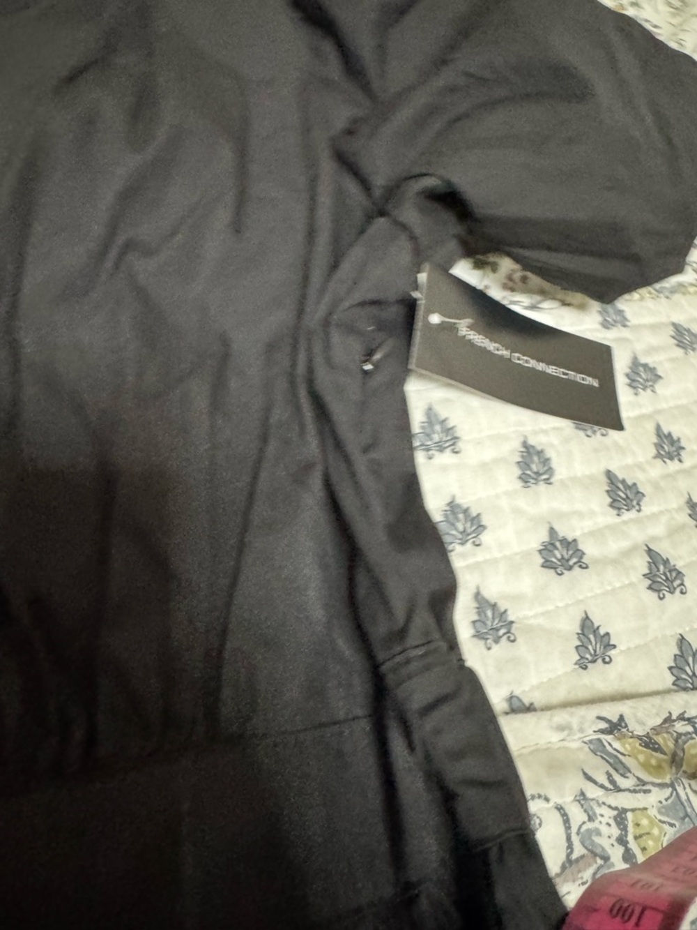 NWT French Connection Black Puff Sleeve Maxi Dress - Picture 6 of 10